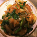 チャンまゆ's cooksnap of when they made 10分くらいで作るほうれん草と麩の炒め物.