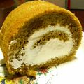 ★ひなひよママ☆'s cooksnap of when they made 身体に優しい☆米粉と黒糖ロールケーキ.