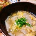 赤きんぎょ16's cooksnap of when they made 5分で出来る餃子生姜スープ♡.