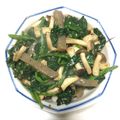 ycko's cooksnap of when they made こんにゃく・しめじ・ホウレンソウの炒め物.