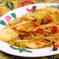 せつぶんひじき's cooksnap of when they made エリンギ・長芋・トマトの中華風塩炒め.