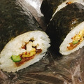 こよかみず's cooksnap of when they made 節分☆恵方巻き！簡単・太巻き！五色♪.