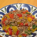 ChunChun☆≡'s cooksnap of when they made 旨旨！夏野菜のひき肉オイスター炒め.