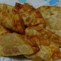 まいここなな's cooksnap of when they made 余った餃子の皮でおつまみ♡.