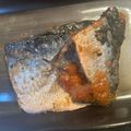 3姉弟Miota's cooksnap of when they made さばの梅煮☆給食メニュー.