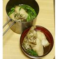 生誕１９７３年独身男's cooksnap of when they made 秋のアウトドアクッキング☆芋の子汁.