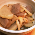 ぴんくみんと's cooksnap of when they made 大根とこんにゃくとちくわの炒め煮.
