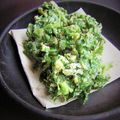 ひさかた's cooksnap of when they made セロリの葉の天麩羅.
