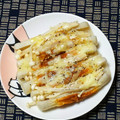 nosso's cooksnap of when they made レンジで簡単☆えのきとちくわのチーズ焼き.