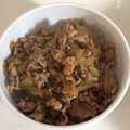 クック2Y94XX☆'s cooksnap of when they made フキと豚肉の炒め物.