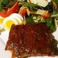 Lake☆Erie's cooksnap of when they made ☆アメリカンＢＢＱリブ（肉食系男メシ！）.
