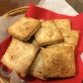 きのにゃん's cooksnap of when they made たまねぎクッキー？クラッカー？.