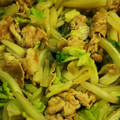 あいころべ's cooksnap of when they made 節約☆豚肉と白菜の塩あんかけ☆中華丼風.