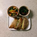 linhua's cooksnap of when they made さつまいものハムカツ.