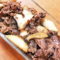 ミンムン's cooksnap of when they made スピード常備菜＊牛肉と舞茸の味噌炒め.