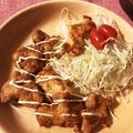 miku77's cooksnap of when they made 鶏むね肉で柔らか山ちゃん風唐揚げ.