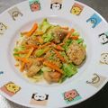 もぐ・ω・くま's cooksnap of when they made 鶏肉と春キャベツのマヨ味噌炒め◎.