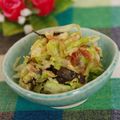 ぽっぽぺぺ's cooksnap of when they made 調味料いらず♪キャベツの梅海苔サラダ❤.