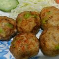 ひーろん's cooksnap of when they made 簡単!!豆腐と豚ひき肉団子揚げ.