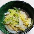 amjkao's cooksnap of when they made 白菜だけで☆くった～り煮.