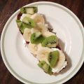 inLondon's cooksnap of when they made ウィップクリーム☆バナナ・キウイトースト.