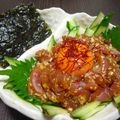 サヤティ's cooksnap of when they made 焼肉のたれで簡単☆まぐろのユッケ.