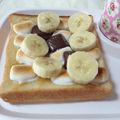 o^o^oayuayu's cooksnap of when they made 簡単♪　板チョコとバナナのトースト.