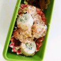 emma910's cooksnap of when they made オクラinちくわ＊たらこマヨ和え.