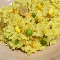 七分袖's cooksnap of when they made 美食玄米　カレーピラフ.