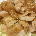 こむぎぱくぱく's cooksnap of when they made 冷めても美味しい♡豚バラの生姜焼き.