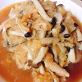 ちょこれーとうさぎ's cooksnap of when they made 鶏肉としめじのみぞれ煮丼.