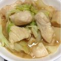 ぽぽきゅ's cooksnap of when they made 鶏むね肉の味噌炒め.
