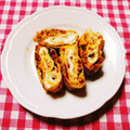カレンガール's cooksnap of when they made 我が家のそぼろ活用♪卵焼き.