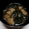 さーパパ's cooksnap of when they made お麩と春菊のみそ汁.