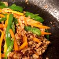 しちみママ's cooksnap of when they made 簡単！豚ひき肉で青椒肉絲風炒め.