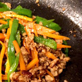 しちみママ's cooksnap of when they made 簡単！豚ひき肉で青椒肉絲風炒め.