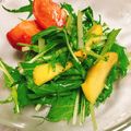 ai＆sachi♡'s cooksnap of when they made 柿と水菜のサラダ.