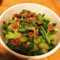 でらこ's cooksnap of when they made 聖護院大根葉の梅肉和え♪.
