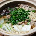 ぽむぽむまりん's cooksnap of when they made 塩麹deきのこと豚しゃぶの黒胡椒鍋.