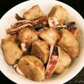 mahmican's cooksnap of when they made 里芋とイカのワタ煮.
