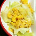 つるちゃ's cooksnap of when they made 簡単な一品キャベツと卵中華炒め.