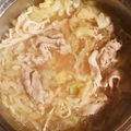 夜の森's cooksnap of when they made 芯から温まる♡豚コマ白菜のおかずスープ.