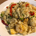 うめぼしこんぶ's cooksnap of when they made 炊飯器de簡単☆パエリア.