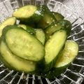☆RHS☆'s cooksnap of when they made ピリ辛 きゅうり 簡単 浅漬け.