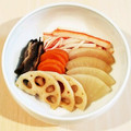 Richland☆Y's cooksnap of when they made 蓮根・大根とカニかまぼこのサッと煮♪.