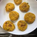 蒼色の鹿's cooksnap of when they made 離乳食後期の手づかみカボチャ♪.