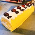 CoCoa☆'s cooksnap of when they made 栗の渋皮煮ロールケーキ.