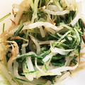 もんす。's cooksnap of when they made 水菜ともやしのお浸し.