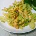 NAOばあさん's cooksnap of when they made キャベツと卵のクミンパウダー炒め.