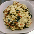 クック60OD6H☆'s cooksnap of when they made ほうれん草、人参、しめじの簡単白和え.